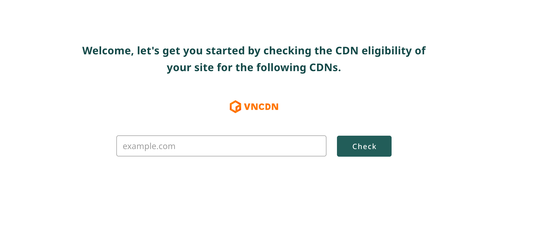 Enter domain name to check
