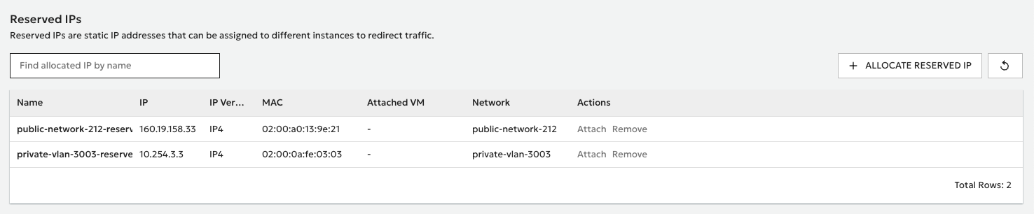 Figure needed: Managed Services dashboard showing Kubernetes, monitoring, and backup management options