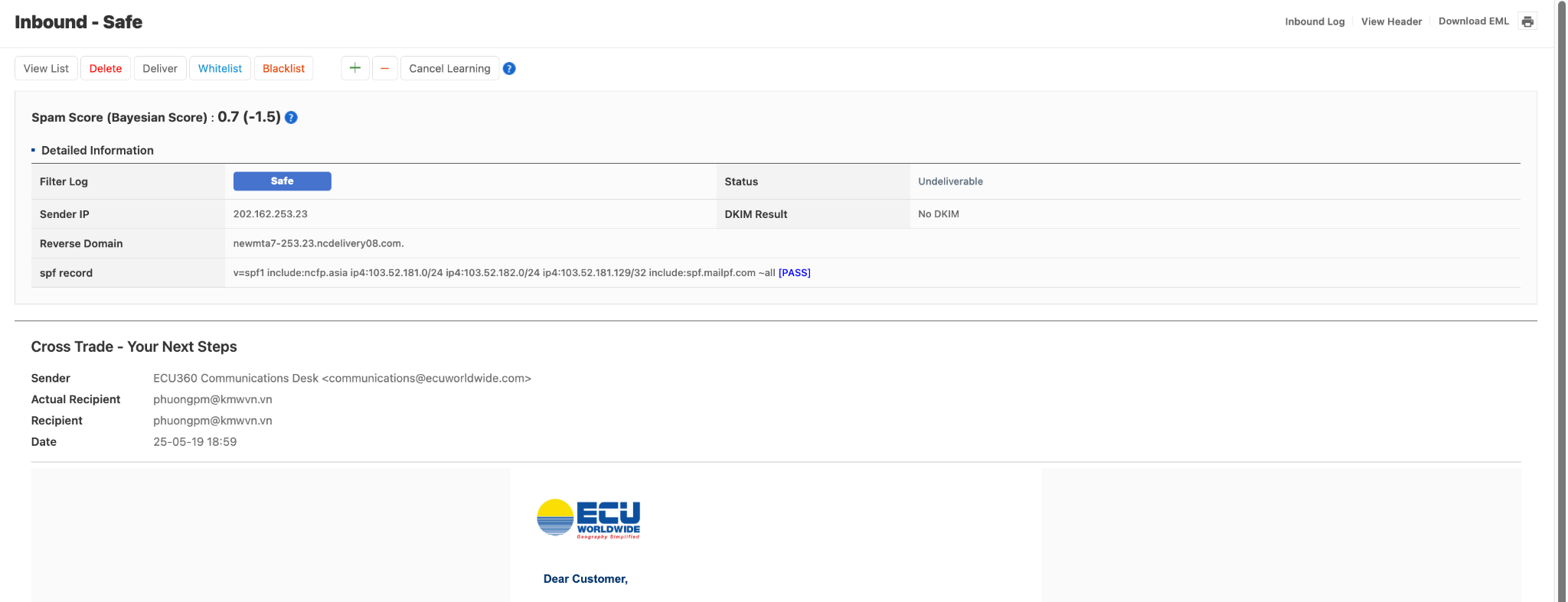 SGuard Search Interface