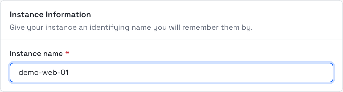 Name the instance