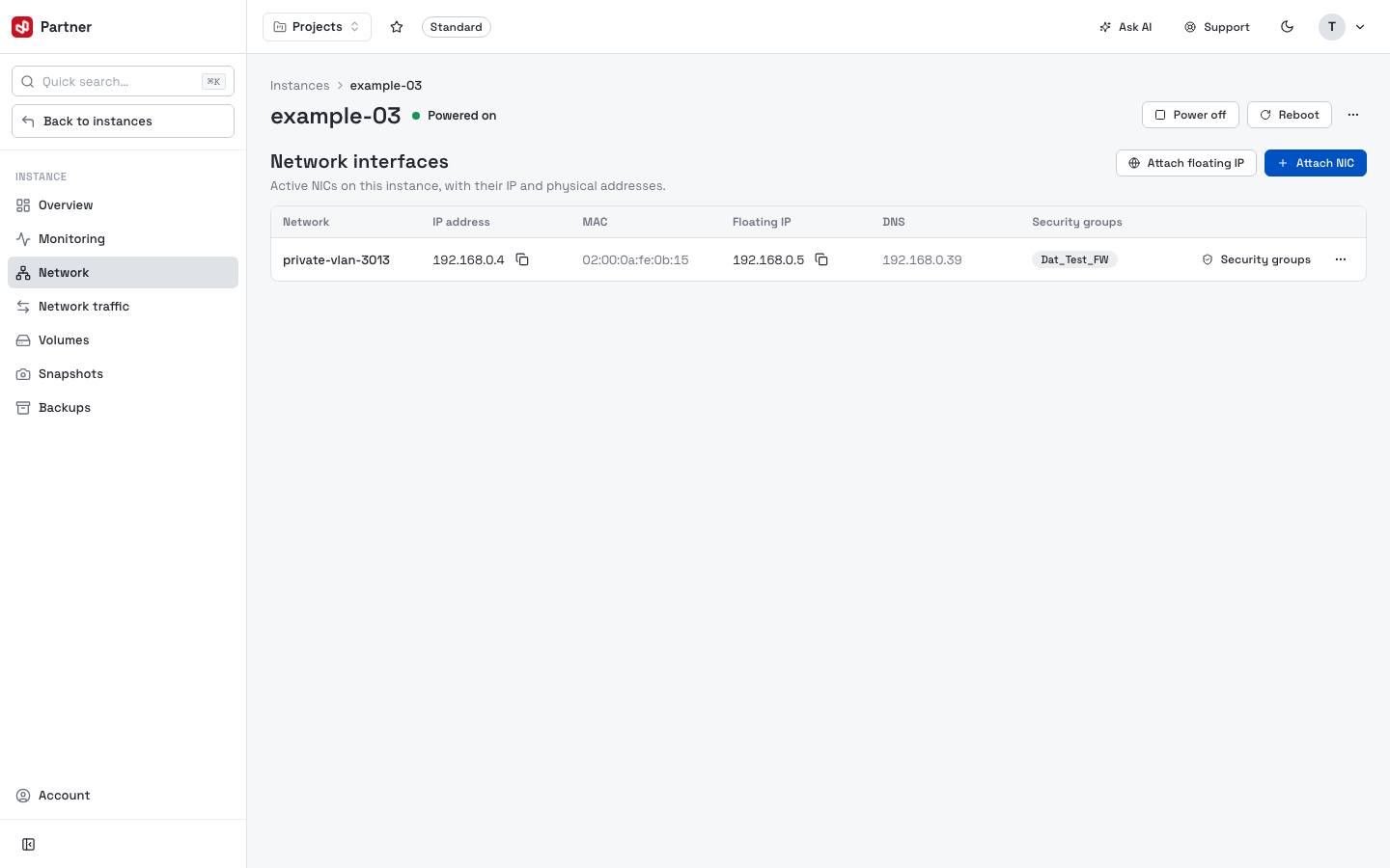 Network interfaces