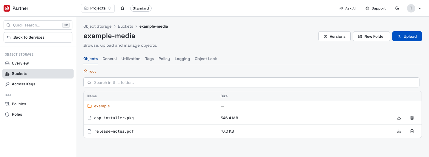 Object browser