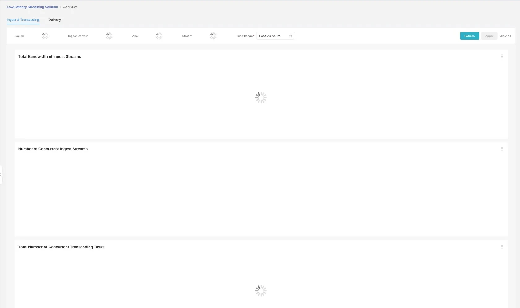 Analytics - Ingest &amp; Transcoding