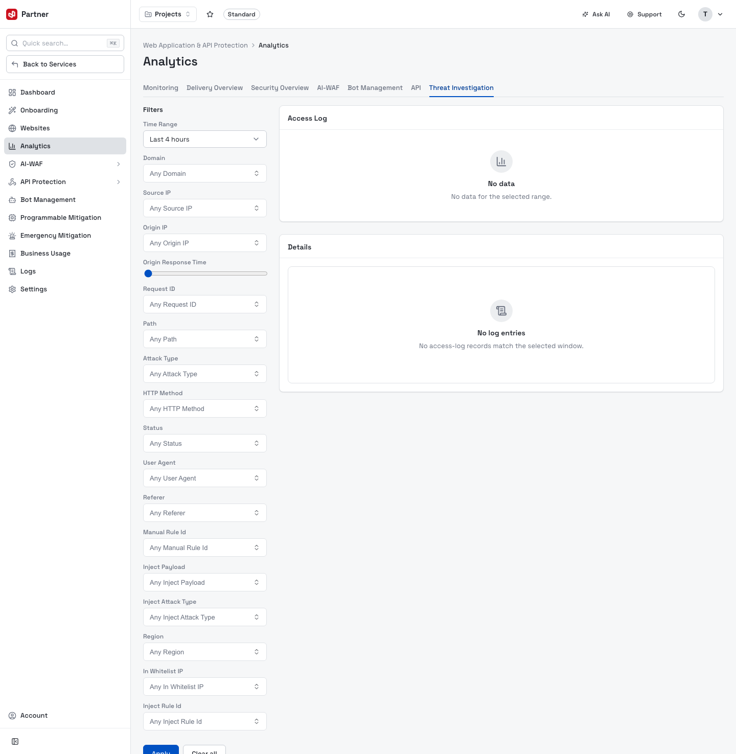 Analytics — Threat Investigation