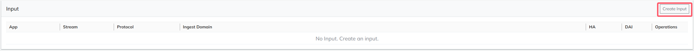 Create Input