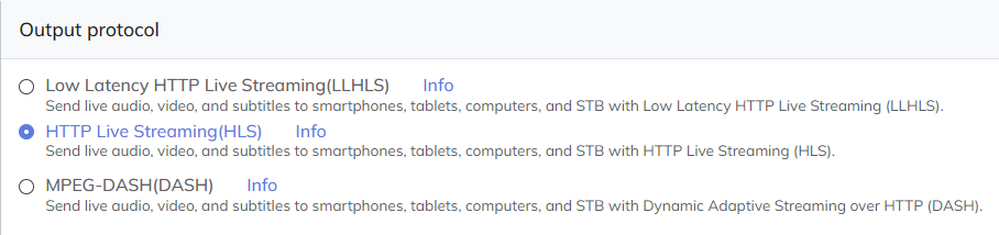 Output Protocol