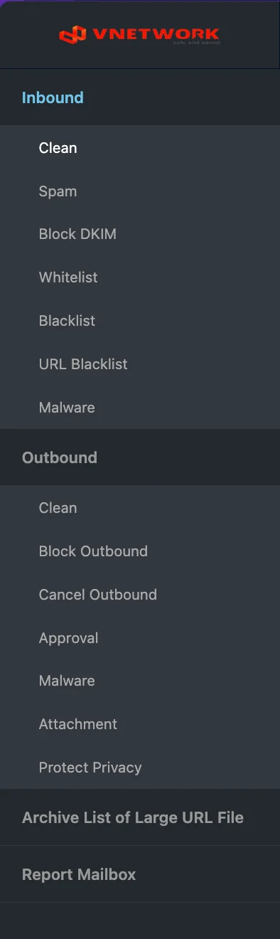 Sidebar Menu